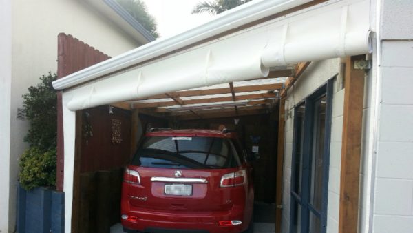 Hand Rolled Outdoor Blinds
